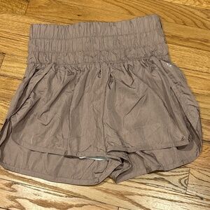 FP Movement By Free People The Way Home Shorts, 2" Mauve High Rise, Size Medium